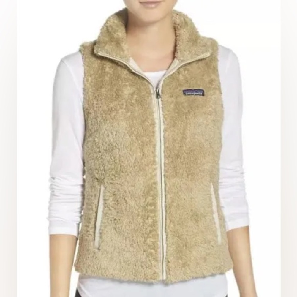 NWT Patagonia Women's Los Gatos Fleece Vest in the color El Cap Khaki
